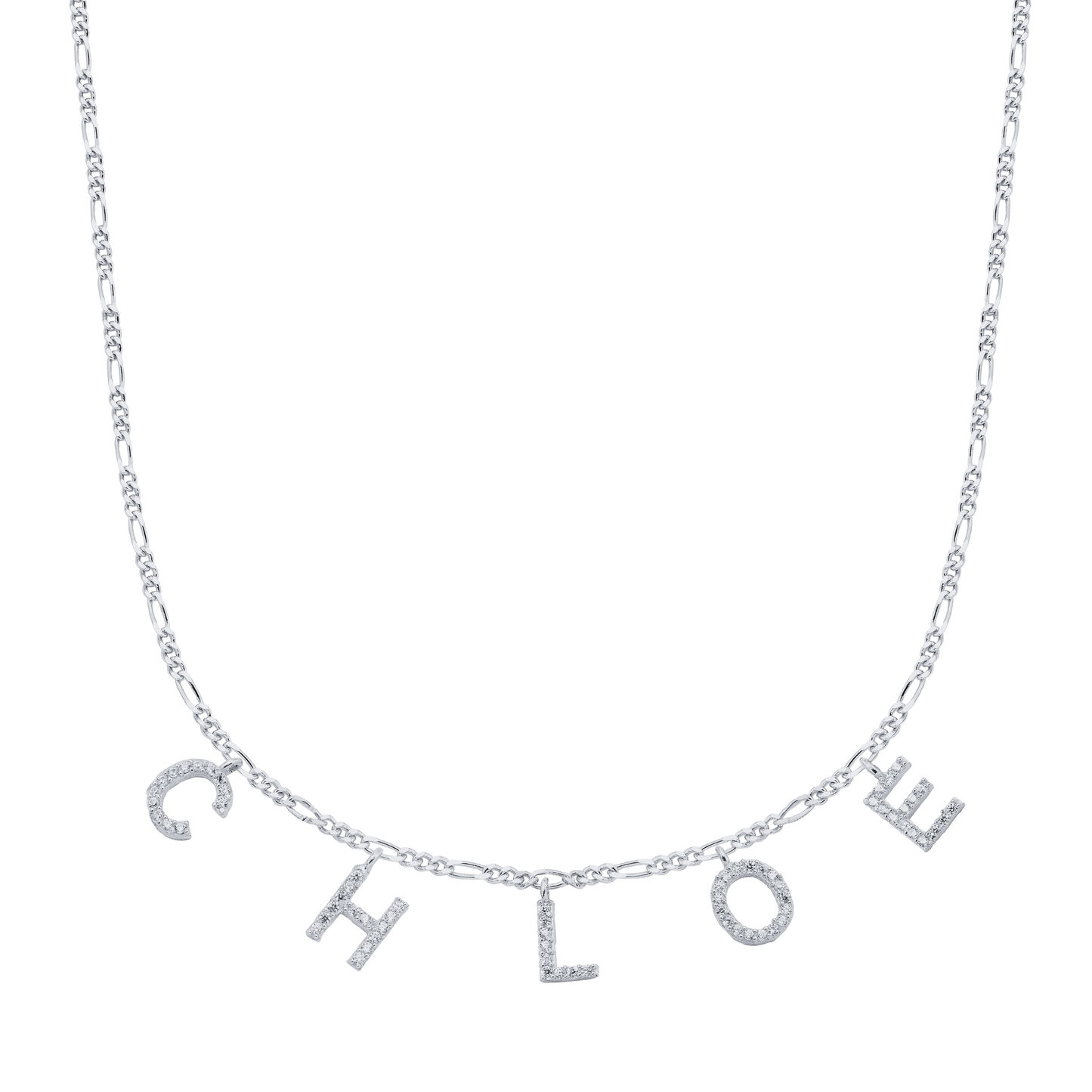 Venice | Figaro Namenskette 925 Silber