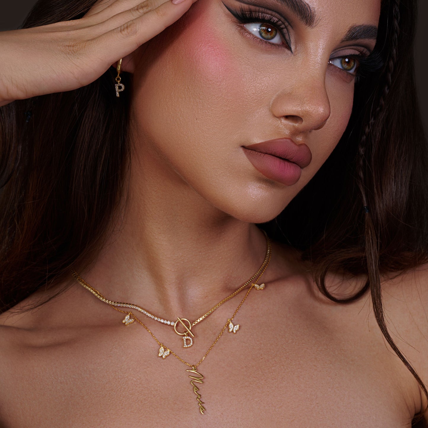 Manila | Schmetterlings Signatur Kette 925 Silber