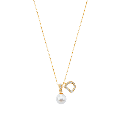 Atlanta | Buchstaben Perlenkette 925 Silber