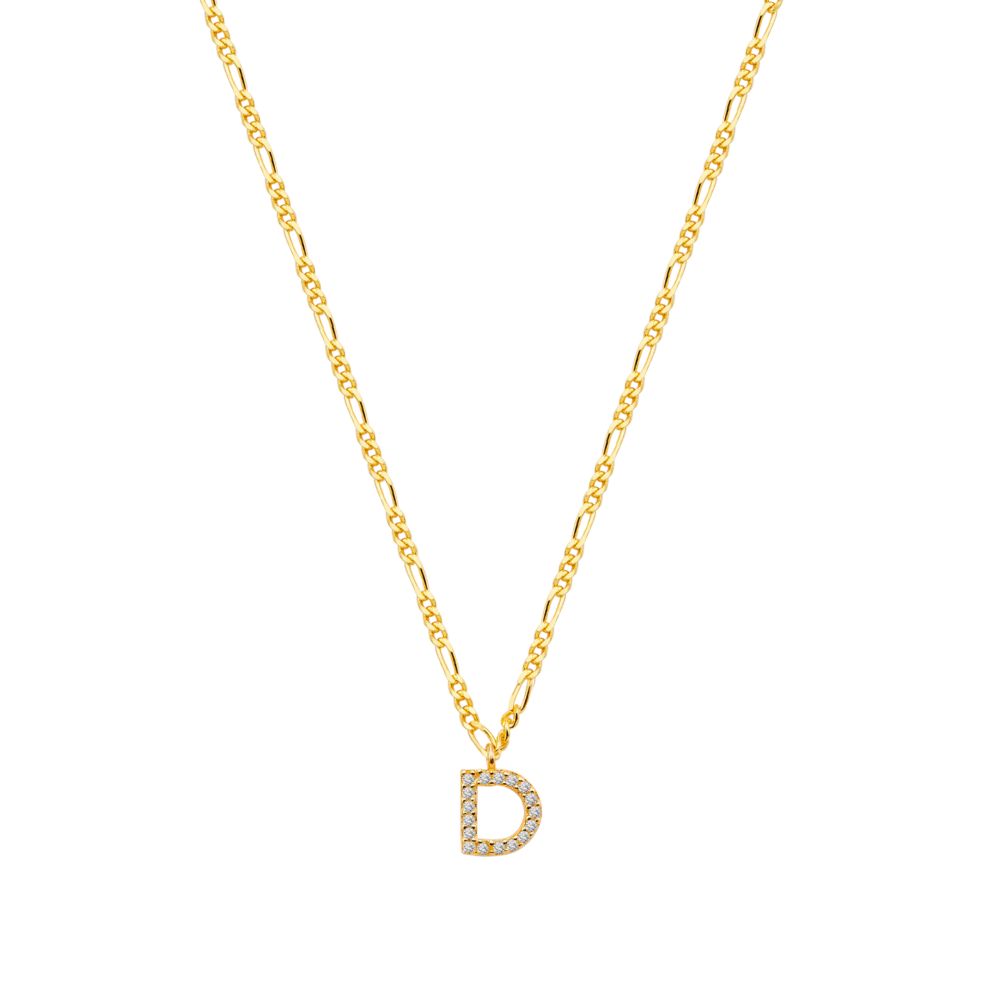 Athen | Figaro Buchstabenkette 925 Silber