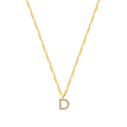 Athen | Figaro Buchstabenkette 925 Silber