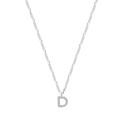 Athen | Figaro Buchstabenkette 925 Silber