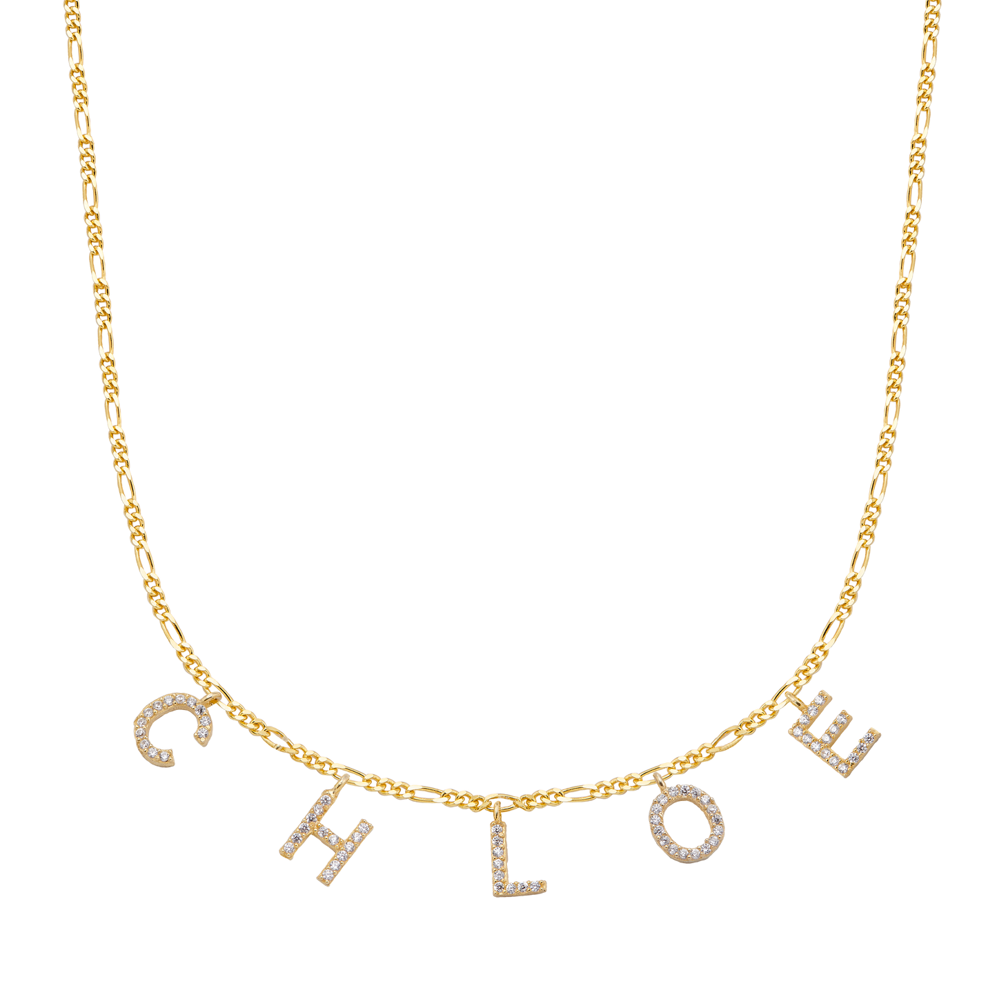 Venice | Figaro Namenskette 925 Silber