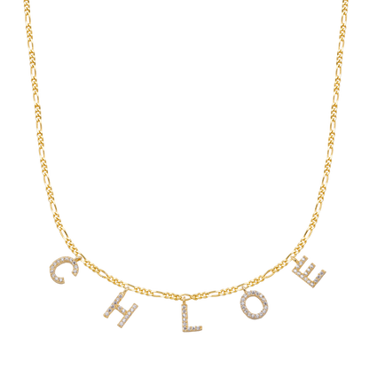 Venice | Figaro Namenskette 925 Silber