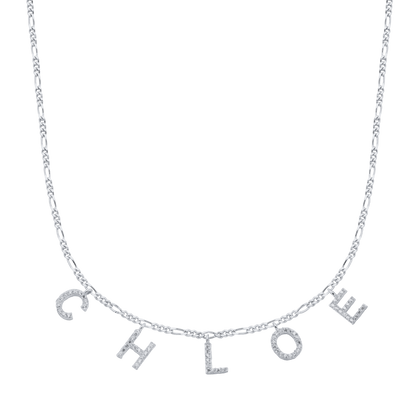 Venice | Figaro Namenskette 925 Silber