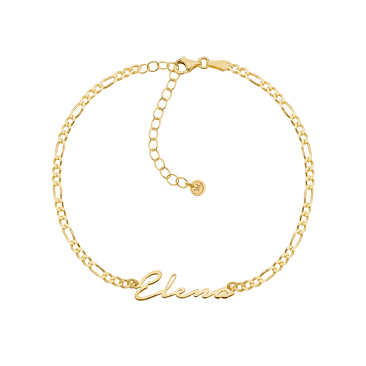 Sydney | Signatur Fußkette 925 Silber