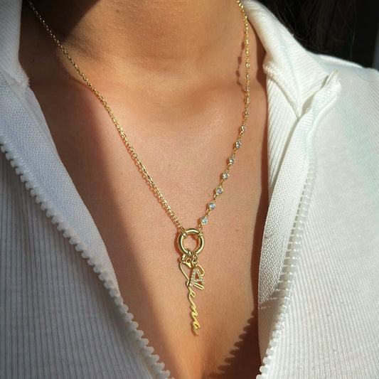 Asmara | Signatur + Buchstabenkette 925 Silber