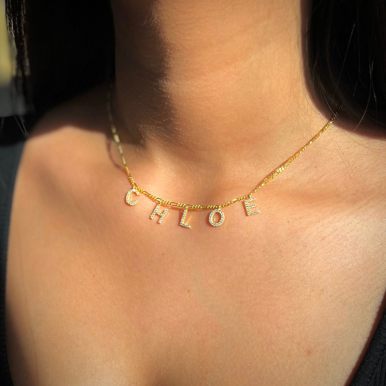 Venice | Figaro Namenskette 925 Silber